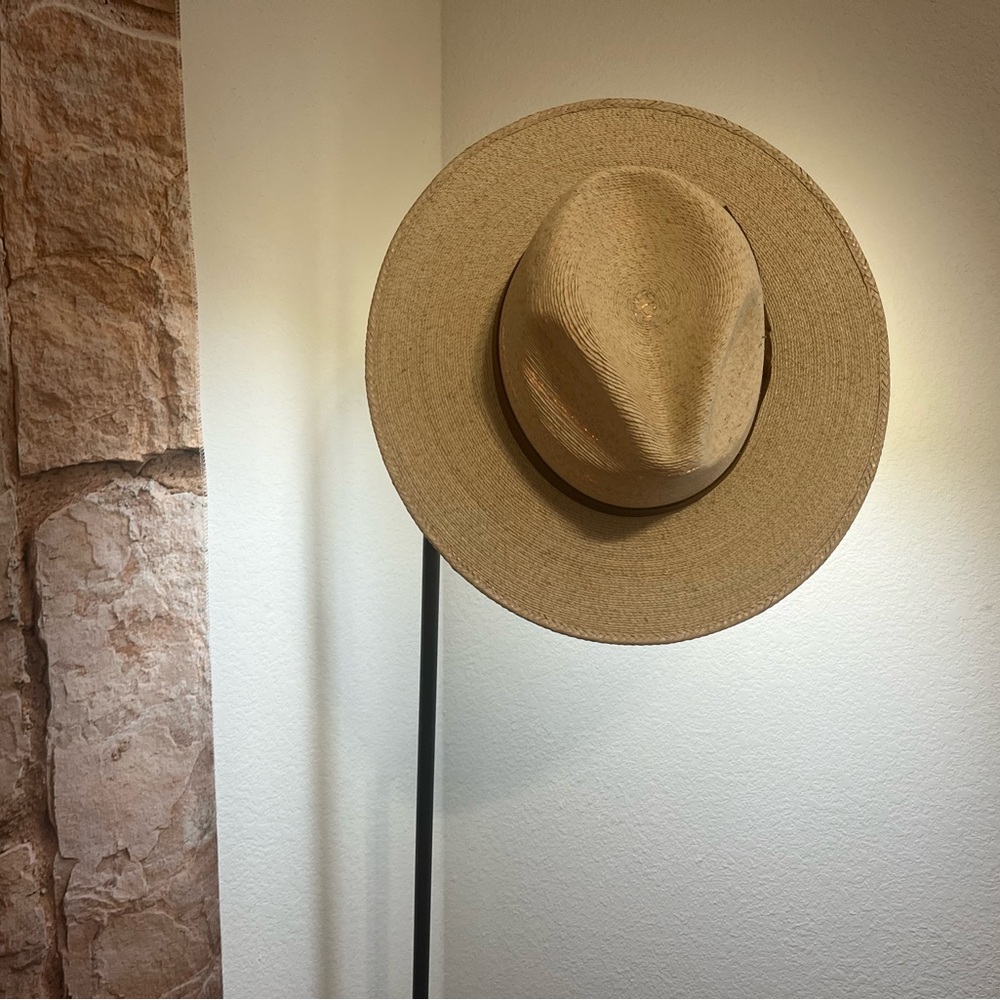 Brixton Natural Straw Hat with Black Details